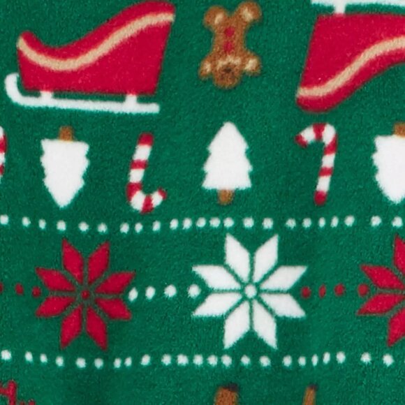 Carter's Baby Boys & Girls Christmas Holiday Fleece One-Pc. Footed Pajama Sz 18M - Picture 5 of 5